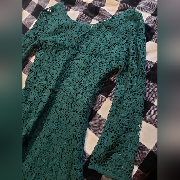 Joie dress emerald green 3/4 sleeve - Picture 4 of 7